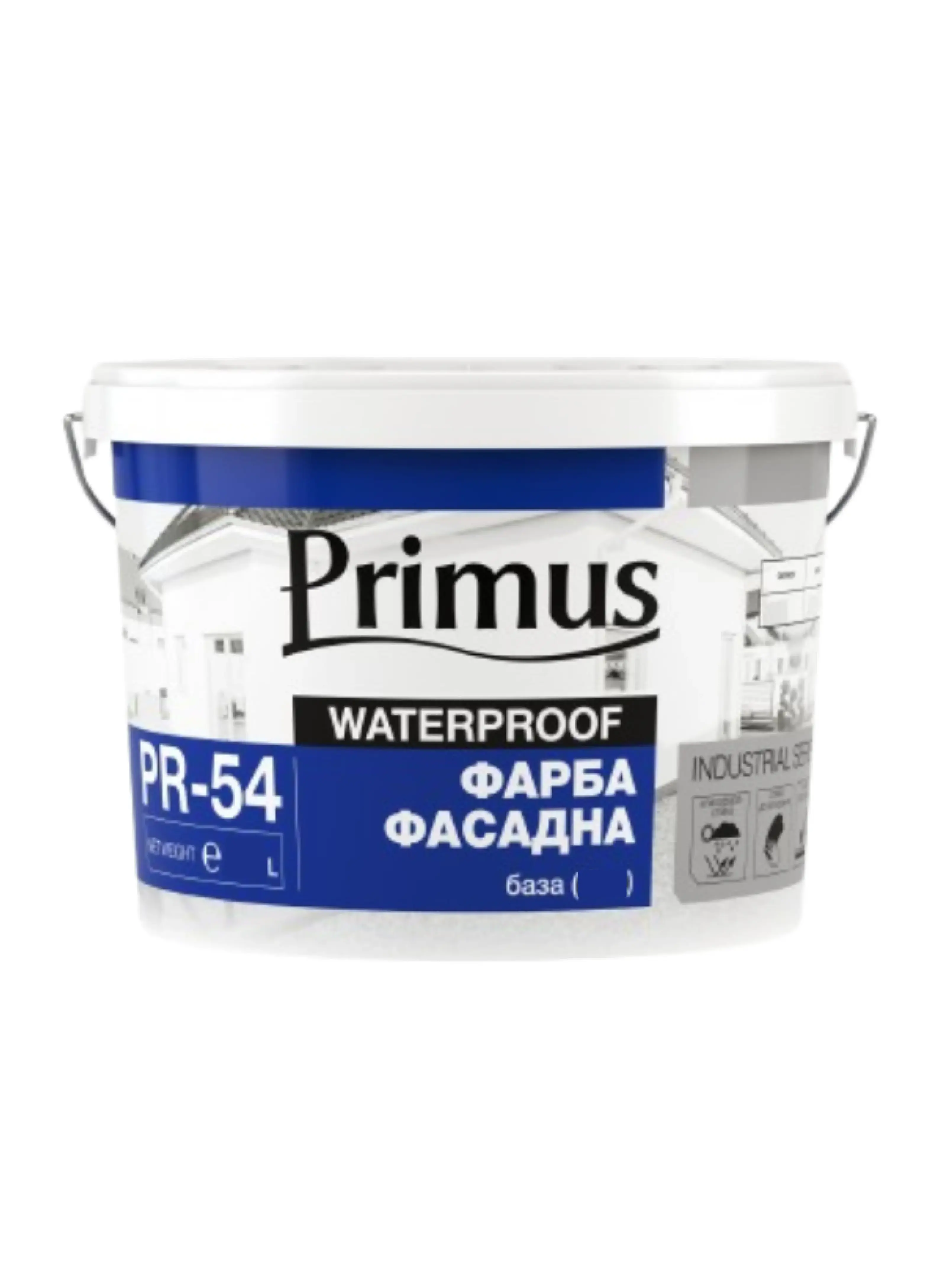 Фарба фасадна TM "Primus" "PR-54" база C (сіра) 20,0л