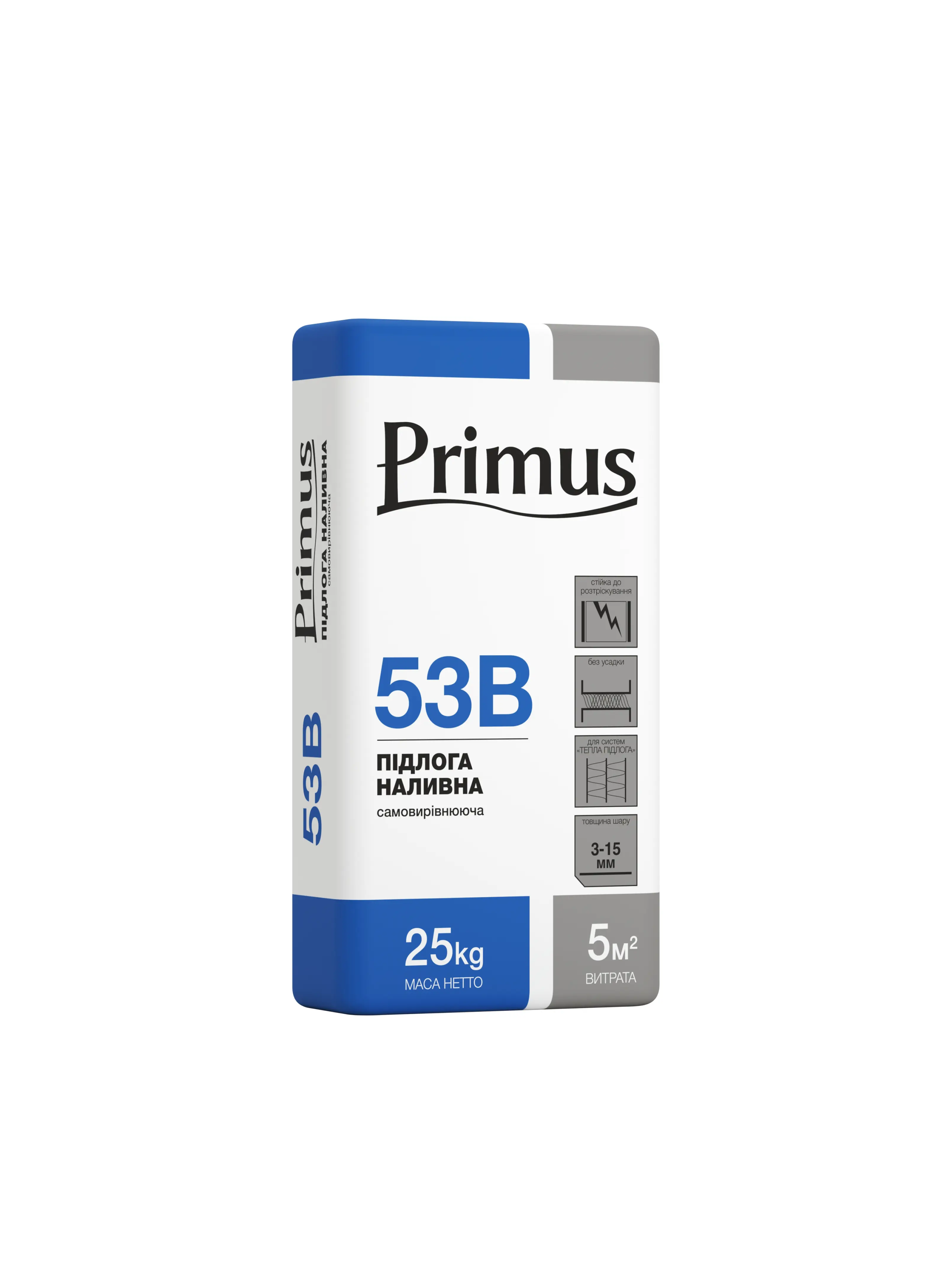 Підлога наливна самовирівнююча TM "Primus" "53В", 25 кг