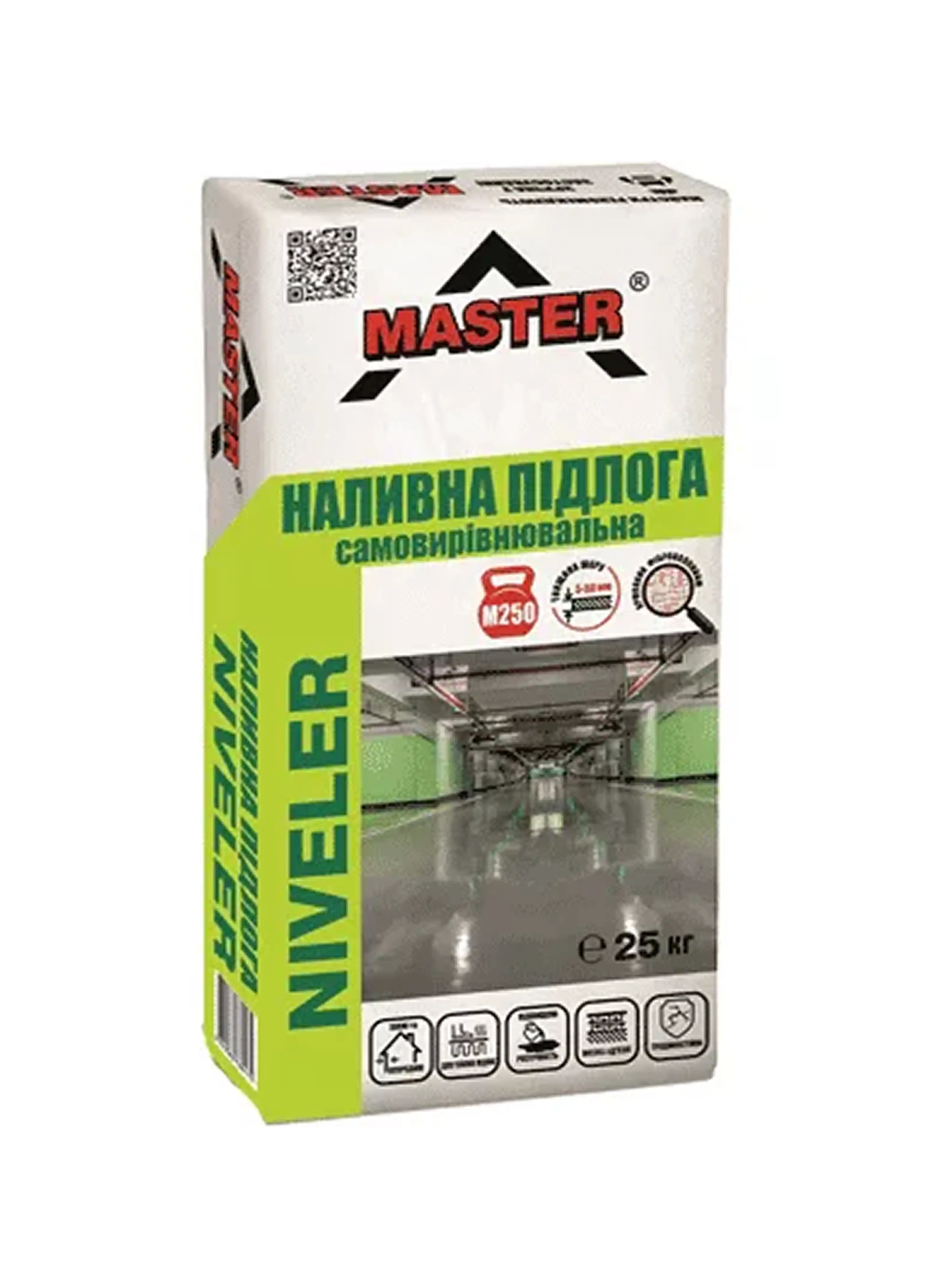 Самовирівнювальна наливна підлога TM "Master" "Master-Niveler" M250,  25 кг