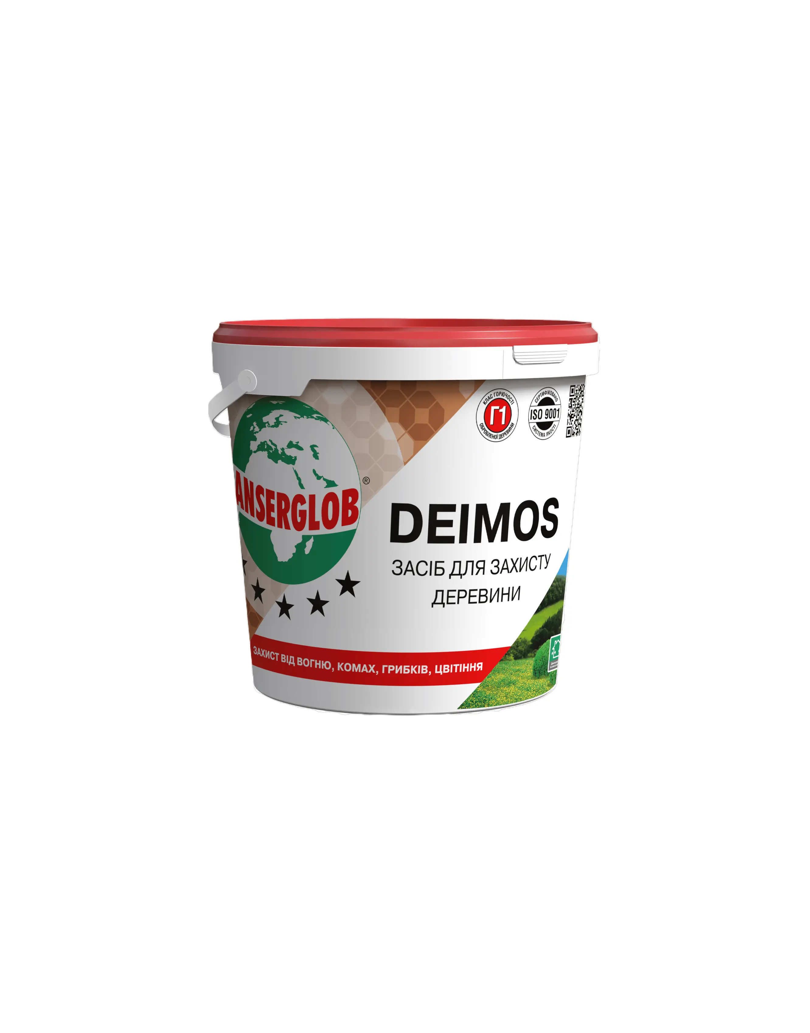 Чотирьохфункціональний захист для дерева TM "Anserglob" "Deimos", 1 кг