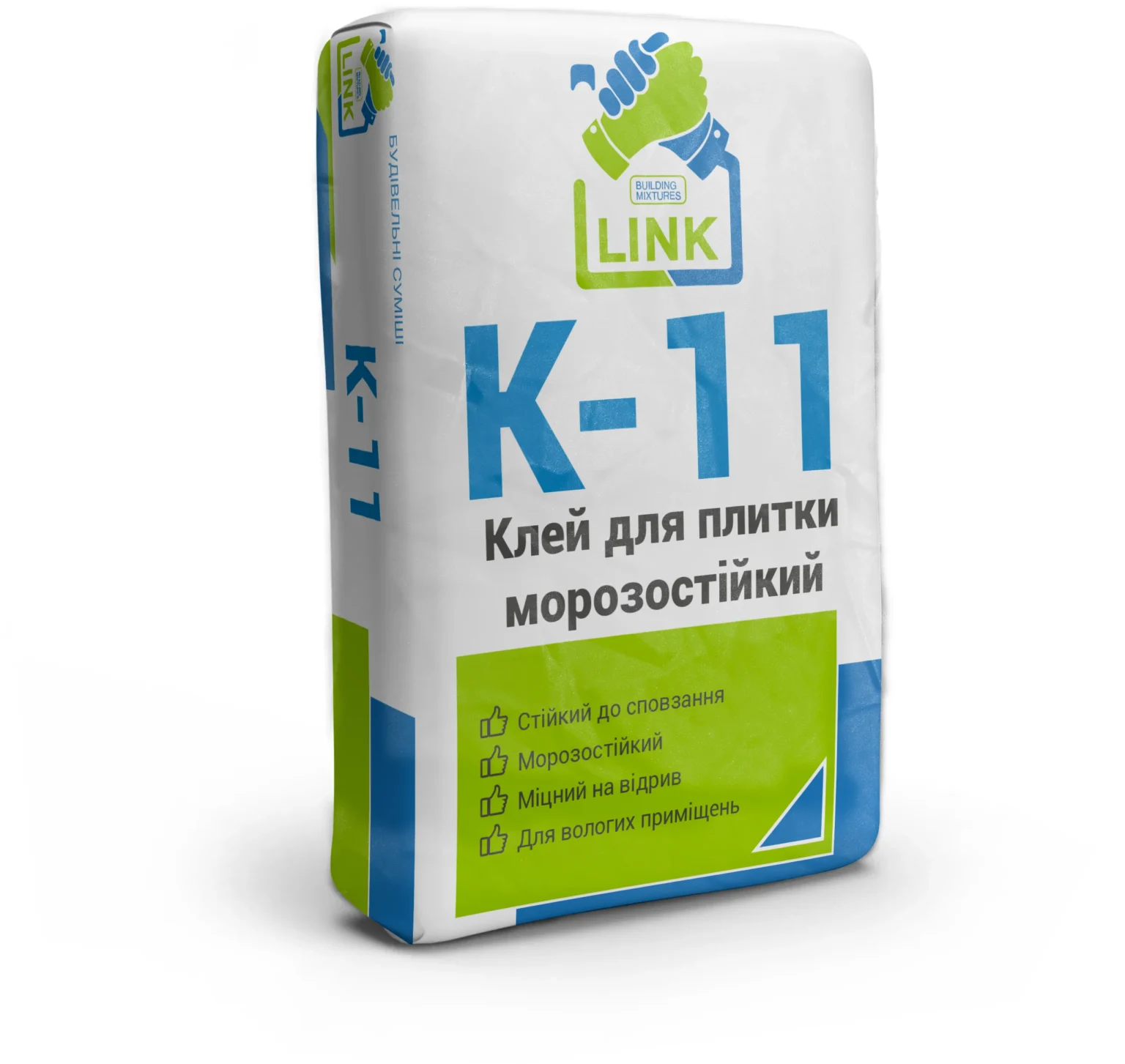 Клей для керамічної плитки TM "Link" "K-11", 25 кг