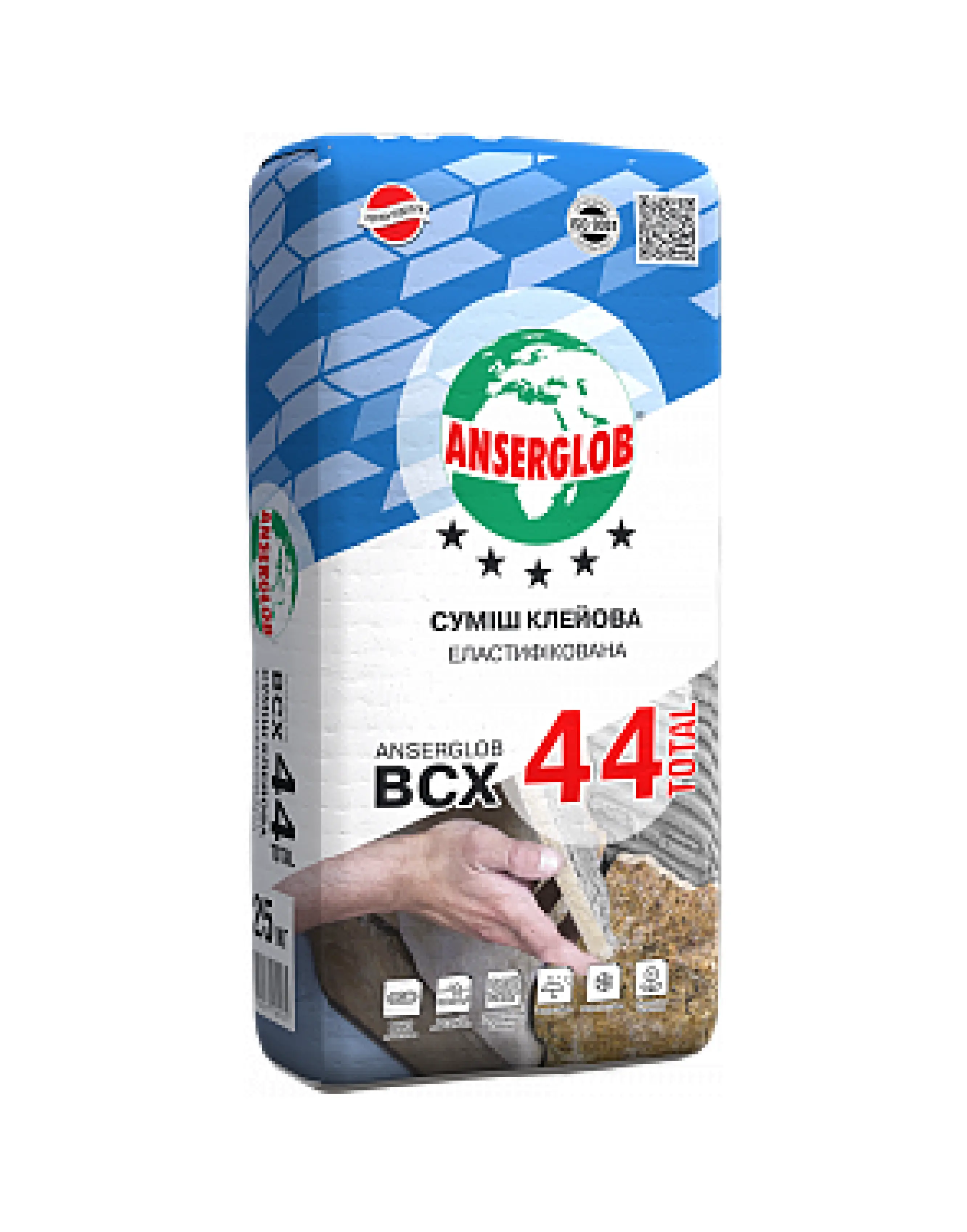 Суміш клейова TM "Anserglob" "BCX-44", 25 кг