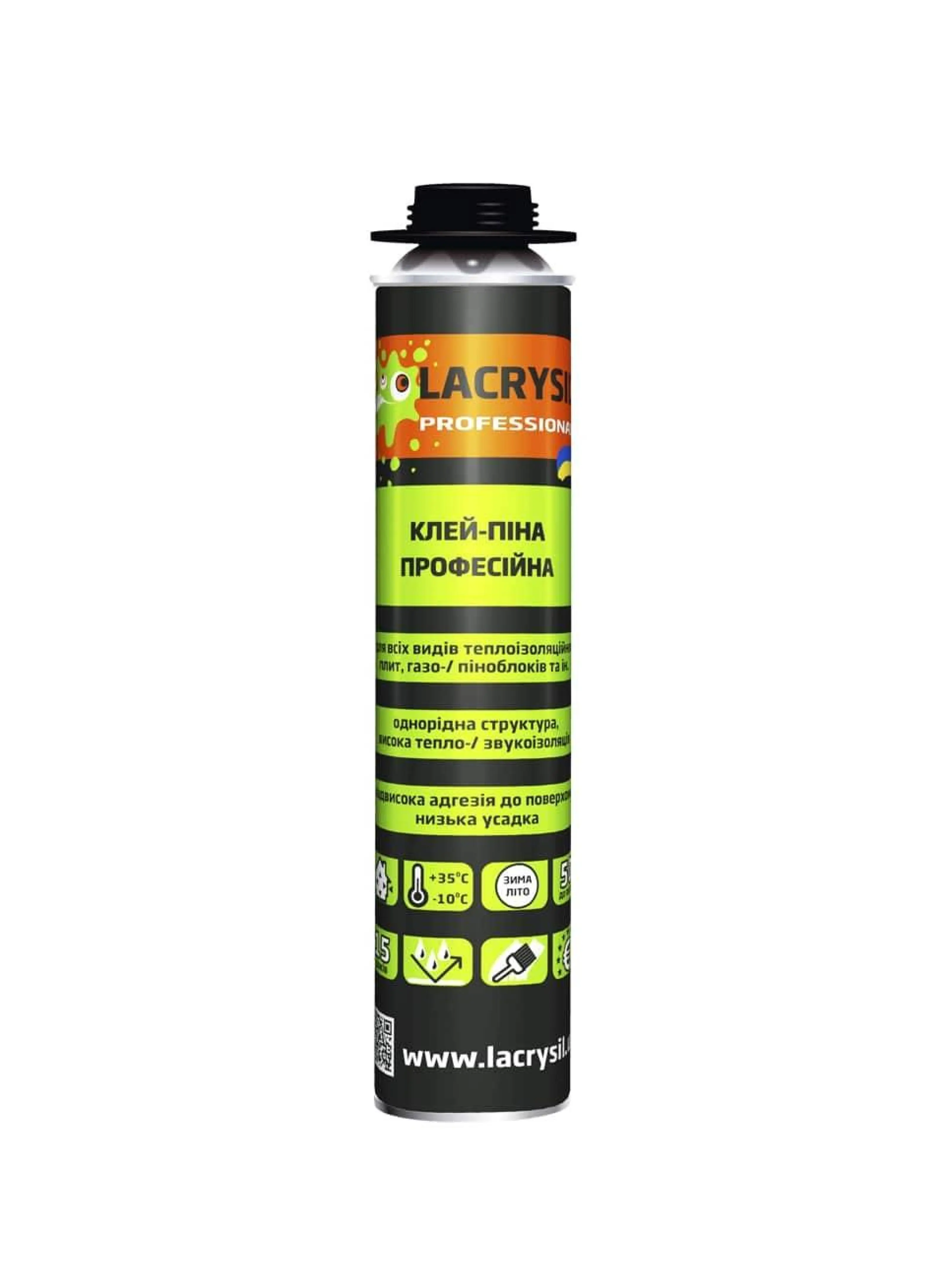 Клей-піна професійна TM "Lacrysil", 800 мл