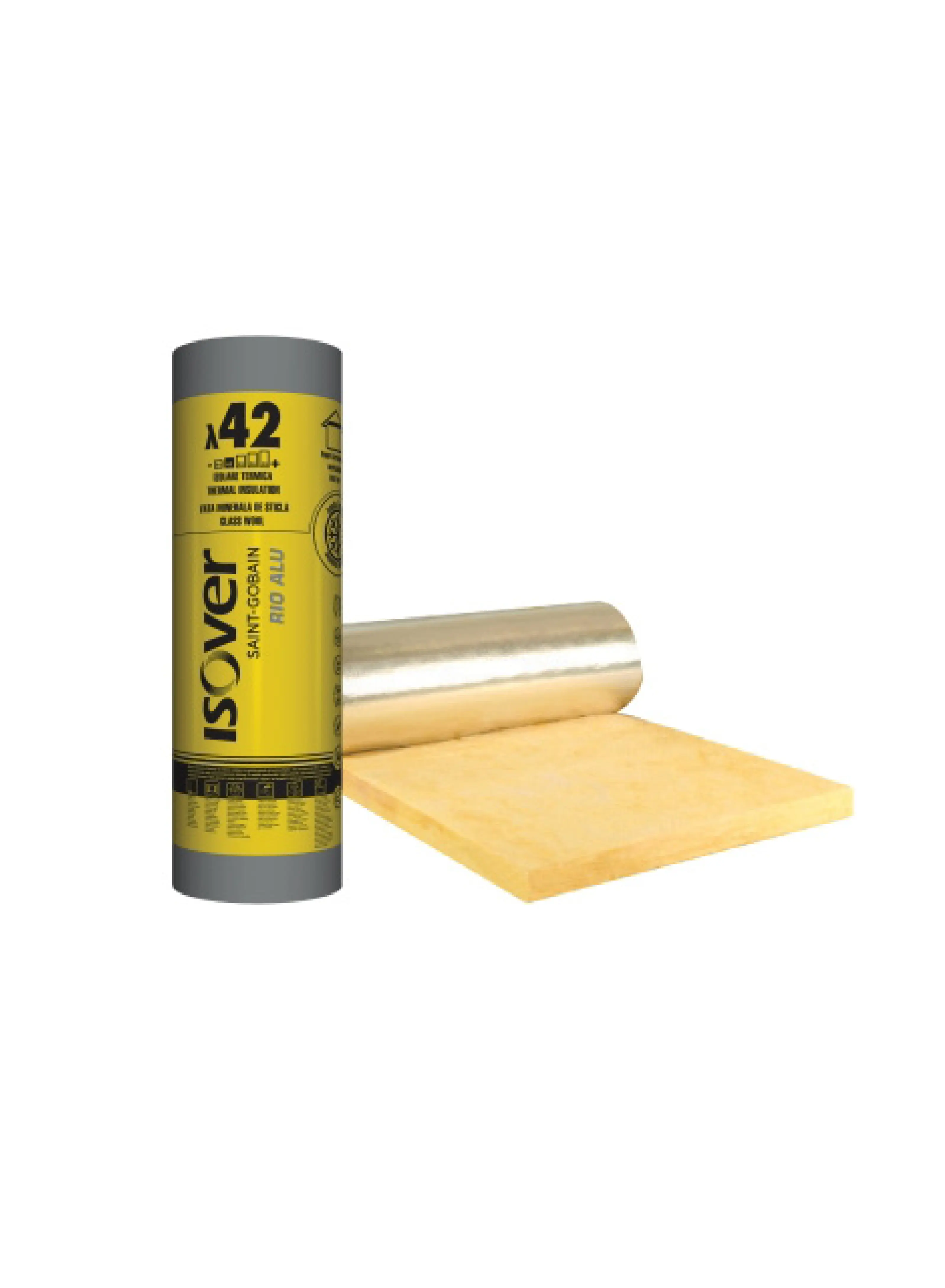 Утеплювач (скловолоконний) TM "Isover" "Rio Alu" 120000x1200x50/24 (14,4 кв. м)